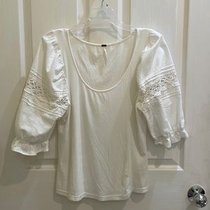 Free people puff sleeve top